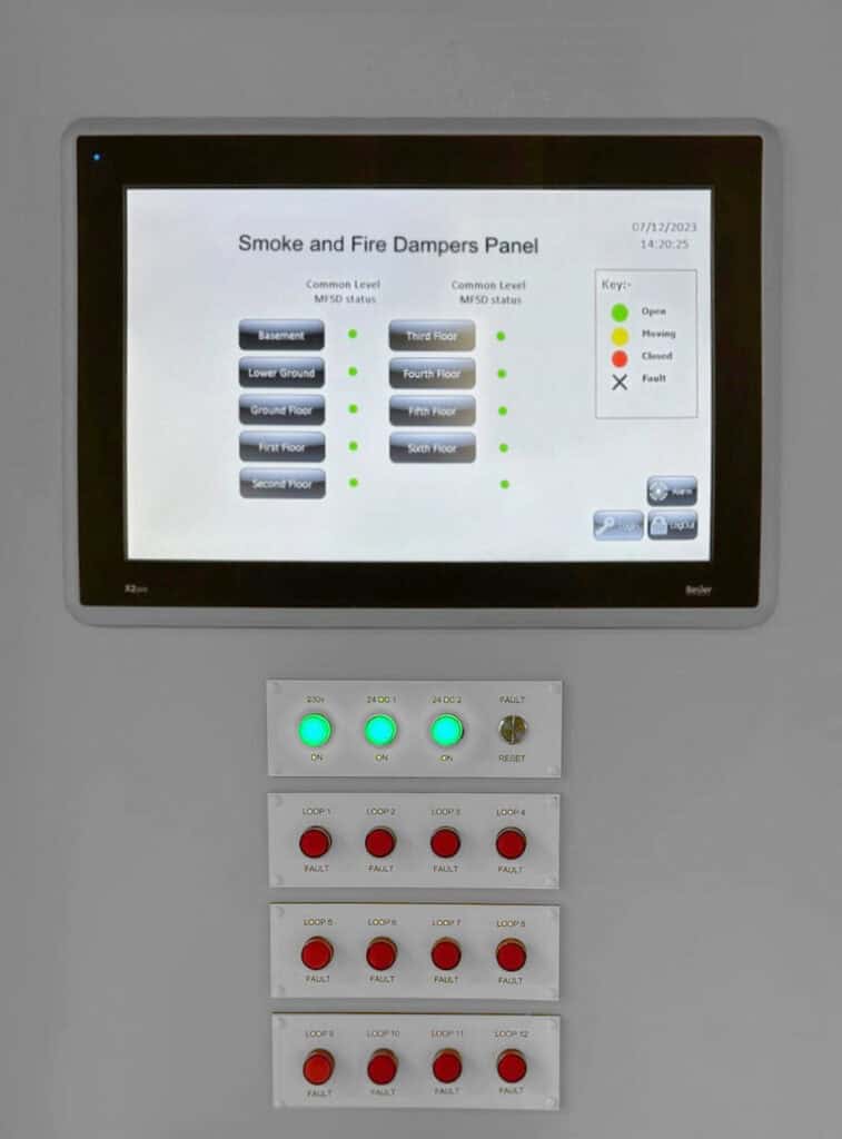 fire protection control panel