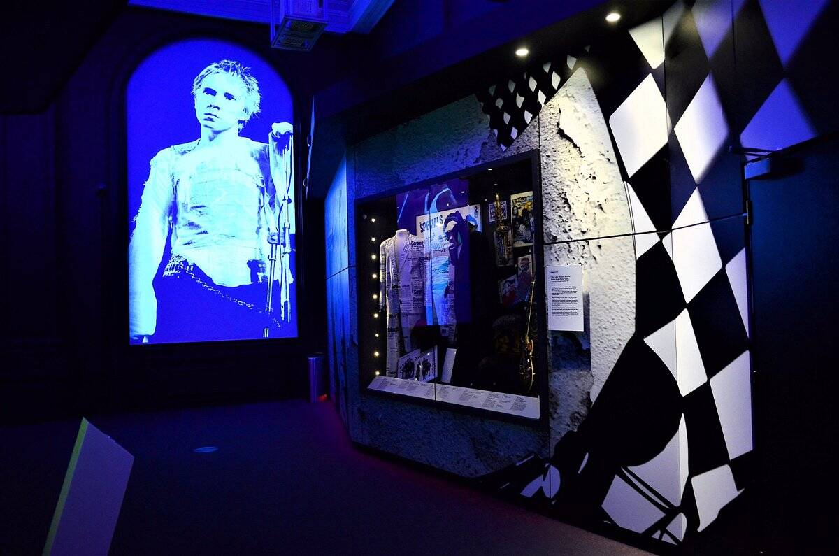 Inside the BME Liverpool with the GFS on display in the floor